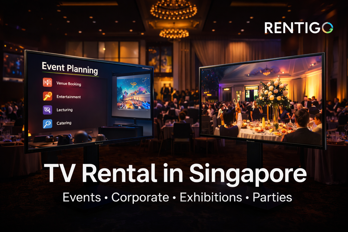 Rent TV in Singapore: TV & Accessories Rentals Made Easy with Rentigo