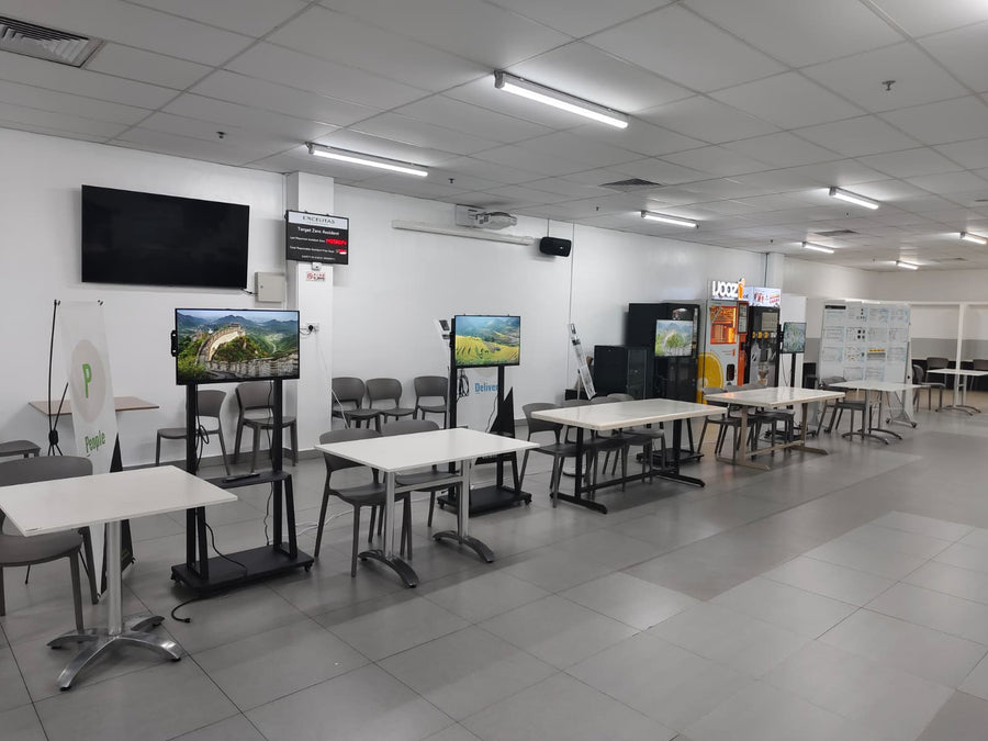 32' TV Rental with Mobile Stand