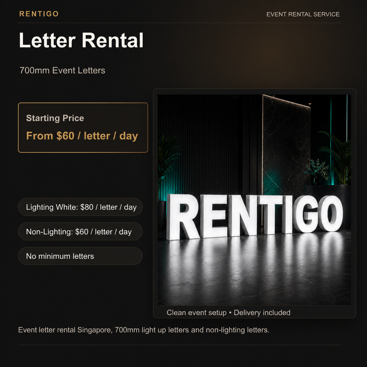 Letter Rental Singapore