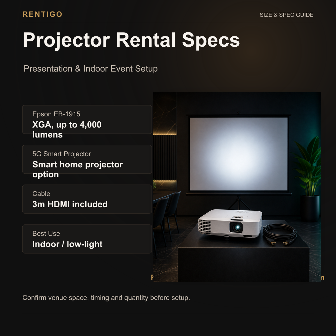Projector Rental Singapore